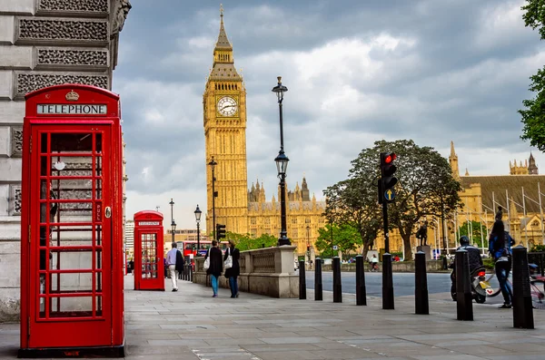 Big ben na zamračený den — Stock fotografie