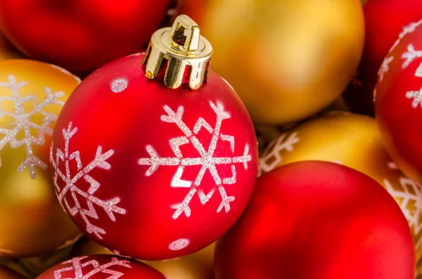 Colourful Christmas Baubles — Stok fotoğraf