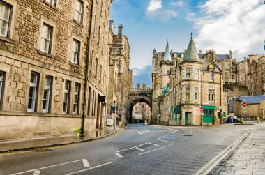 Eski taş binalar Edinburgh oteli