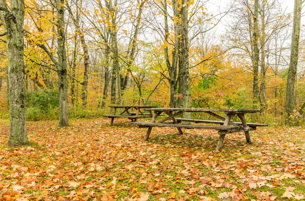 Recreation Area in Autumn — Stock Photo, Image