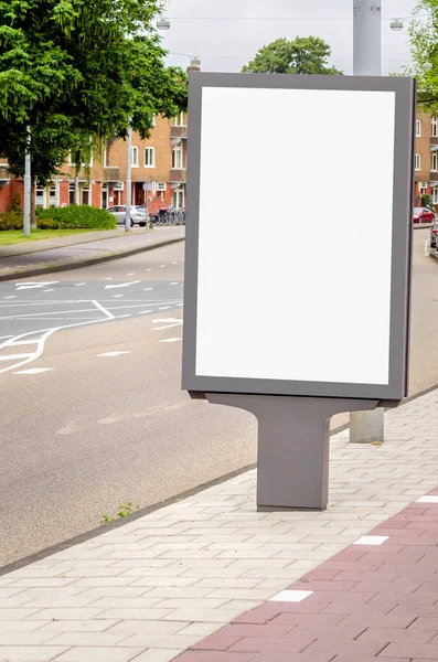 Blank Billboard on a Street — Stock Photo, Image