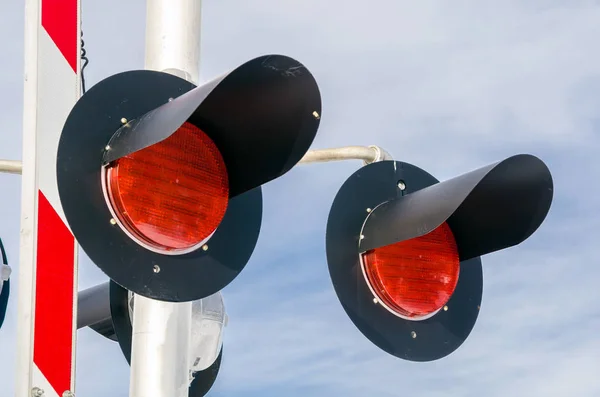 Signals at a Cossing Level — Stock Photo, Image