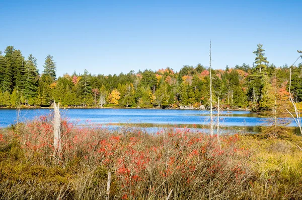 Gölün üzerinde gün batımı