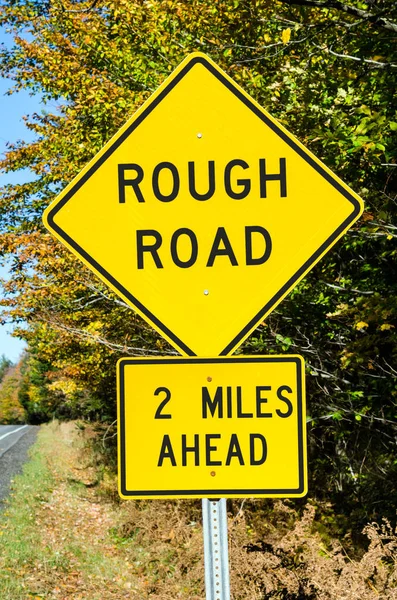 Rough Road Ahead Traffic Sign