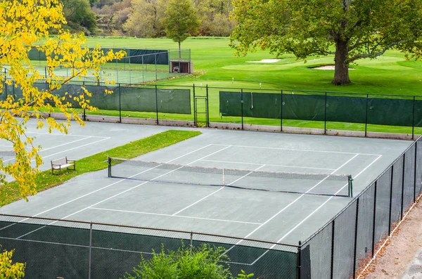 Empty Tennis Court