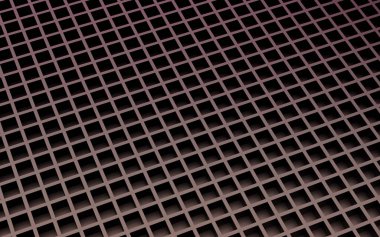 Küpleri arka plan koyu soyut görüntüsü. 3D render