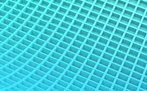 Синее абстрактное изображение кубического фона. 3D рендеринг — стоковое фото