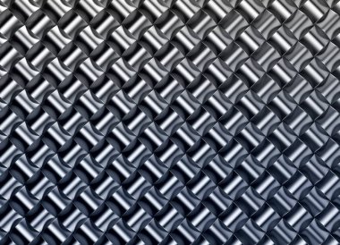 Gümüş arka plan tasarım deseni. 3D render