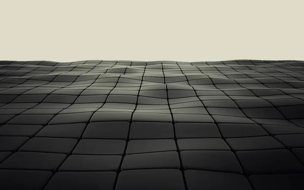 Abstract 3d black geometric background. Black texture with shadow. 3D render