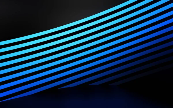 Pannelli blu astratti con copyspace per testo. Rendering 3D — Foto Stock