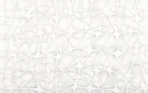 Abstracte witte geometrische background.3d maken — Stockfoto