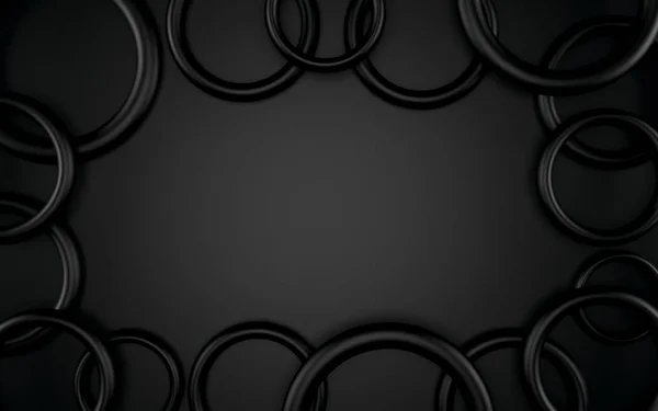 추상적인 3d 블랙 기하학적 배경입니다. 그림자와 함께 흰색 텍스처입니다. 3d 렌더링 — 스톡 사진