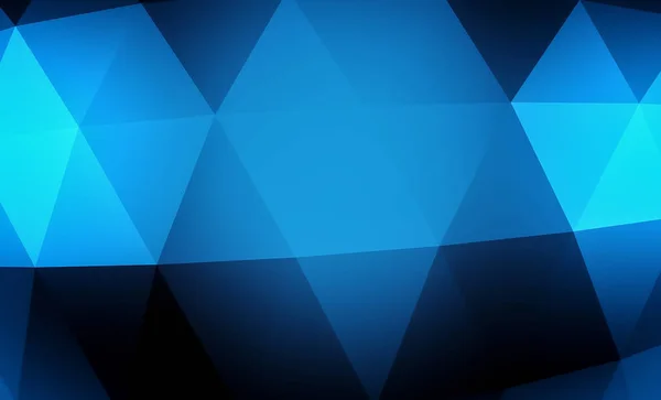 Abstracte blauwe geometrische achtergrond. Gouden textuur met schaduw. 3D render — Stockfoto