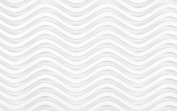 Textura blanca fondo ondulado. Decoración de pared interior. 3d renderizar — Foto de Stock