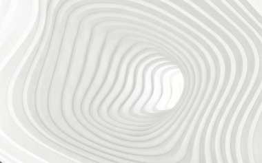 Soyut beyaz geometrik background.3d render