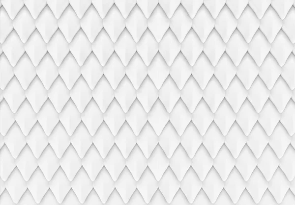 Fundo geométrico branco abstrato. Renderização 3D — Fotografia de Stock