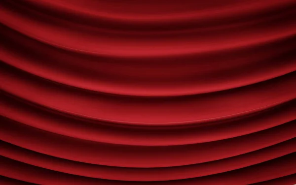 Rouge ondulé éclaboussure de couleur de fond, élégant design chic. 3d rendu — Photo