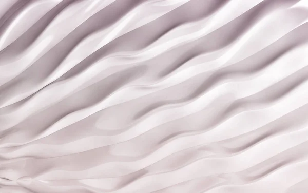 Blanc ondulé éclaboussure de couleur de fond, élégant design chic. 3d rendu — Photo
