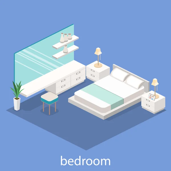 Chambres modernes ensemble de conception — Image vectorielle