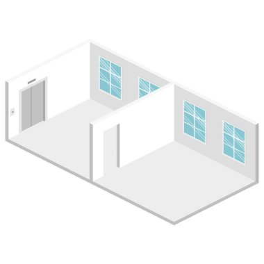 soyut iç emply Oda.