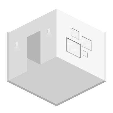 soyut iç emply Oda.