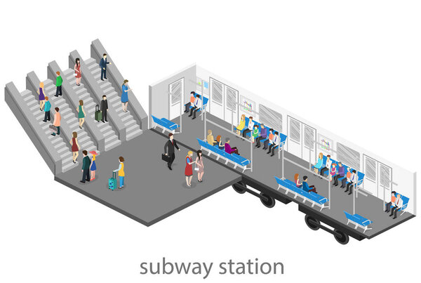 интерьер метро
 