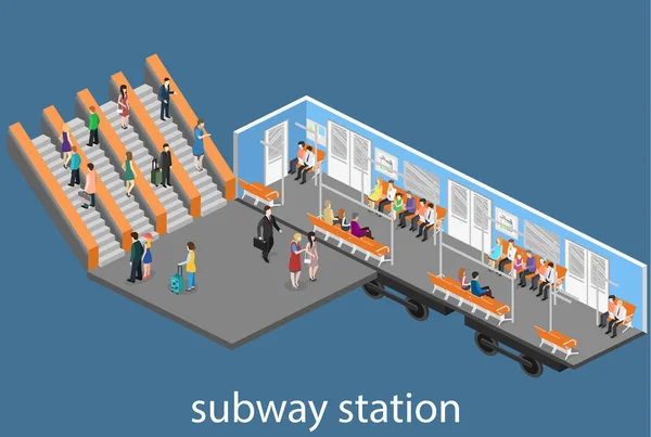 Metro metro tren transporte — Archivo Imágenes Vectoriales