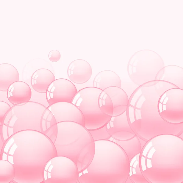 Background with pink bubble gum — Stock Vector