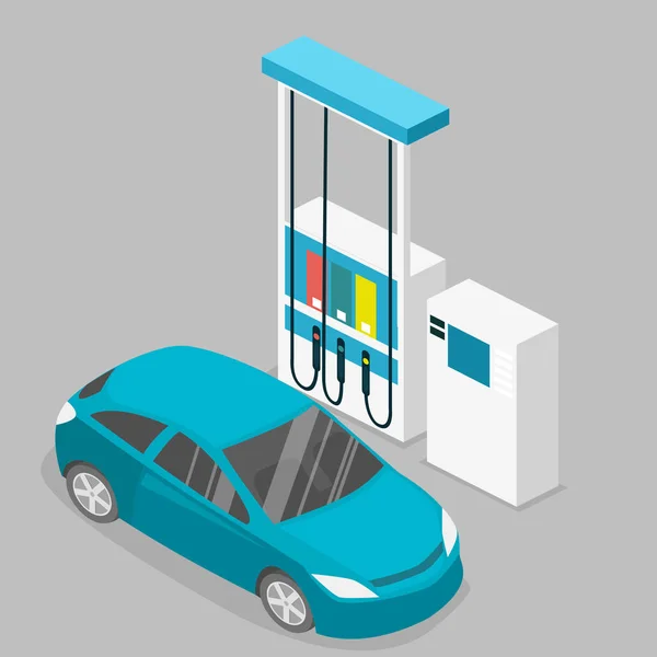 Gasolinera, gasolinera — Archivo Imágenes Vectoriales