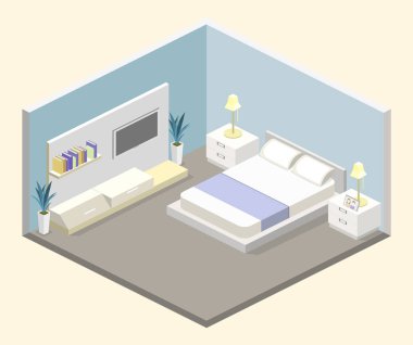 Modern yatak odası tasarımı 