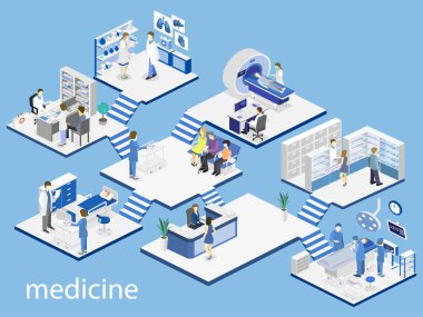 Hastane odaları iç