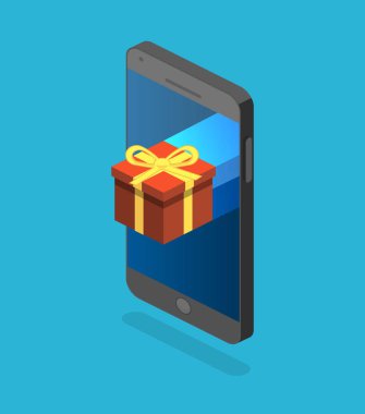 üstünde tepe-in telefon hediye kutusu