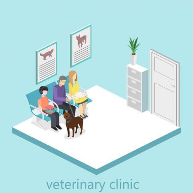 bekleme odasında veteriner Kliniği