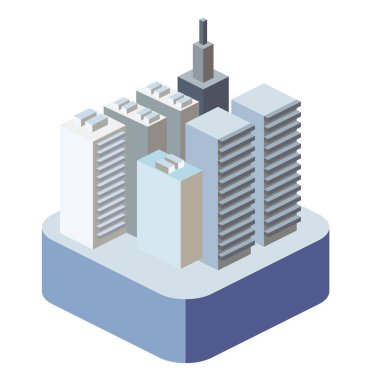  Şehir üç boyutlu yaz kasaba Mahallesi. 