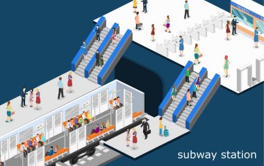 Metro metro tren vagonu