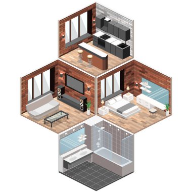 loft daire iç