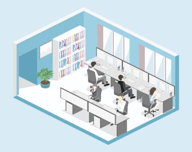 düz ofis bölümleri iç 