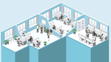 düz ofis bölümleri iç 