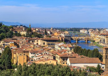 weergave van de brug vecchio in florence