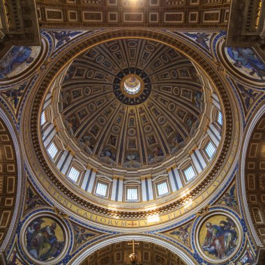 St. Peter's, Roma kubbe boyama