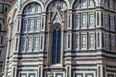 Floransa, katedral duvarına bir parçası cepheler