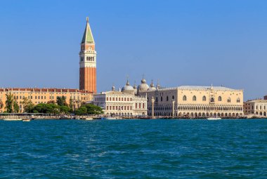 View from the water on the Doge's Palace and St. Mark's Square