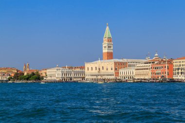 View from the water on the Doge's Palace and St. Mark's Square