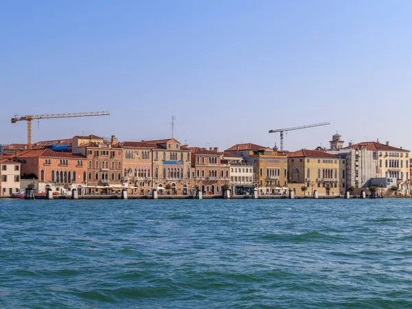 View from the water on the waterfront — Stock Photo, Image