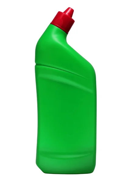 Cleaner Green Bottle Red Cap — Stock Photo, Image