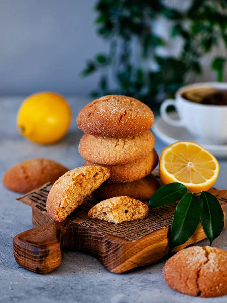 Heerlijke Koekjes Tafel Stockfoto