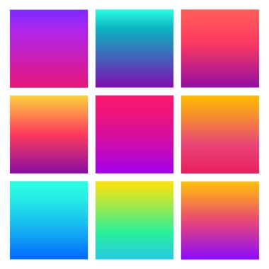 Yumuşak renk arkaplanı. Mobil uygulama için modern ekran vektör tasarımı. Yumuşak renk eğimleri.