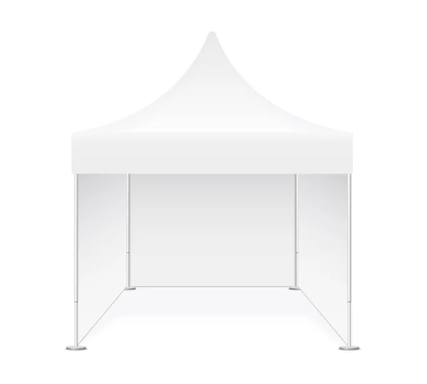 Comércio de eventos tenda vetor pop-up branco marquee móvel . —  Vetores de Stock