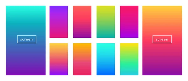 Weicher Farbhintergrund Modernes Bildschirmvektordesign Für Mobile App Weiche Farbverläufe Stockvektor