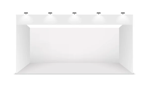 Gerçekçi beyaz boşaltmak booth